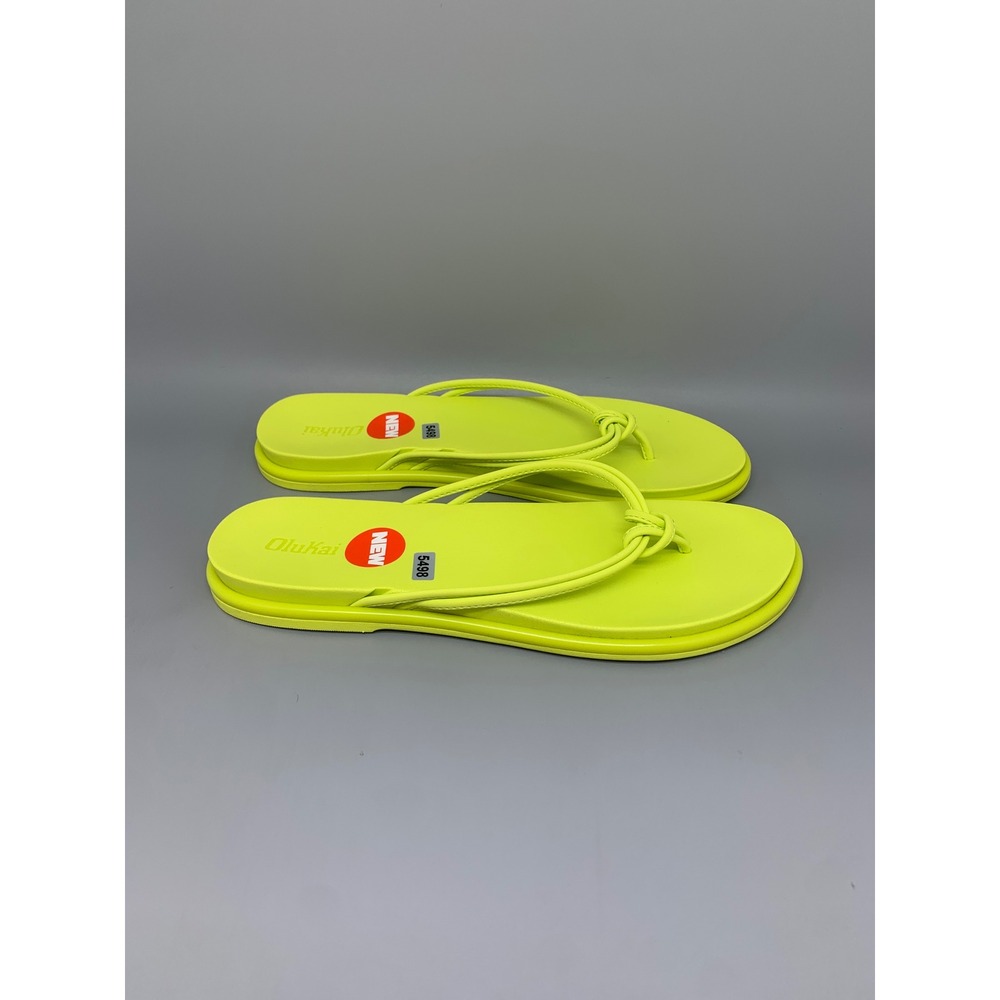 OluKai A'A Citron Flip-Flop Sandals 20509-6R6R Women's Sz 7